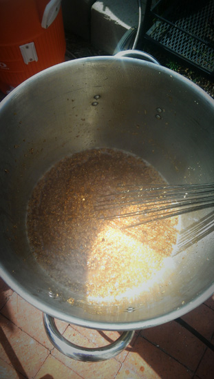 My darkened thick porridge is ready to serve. My darkened thick porridge is ready to serve.