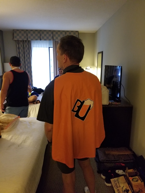 Greg in his cape